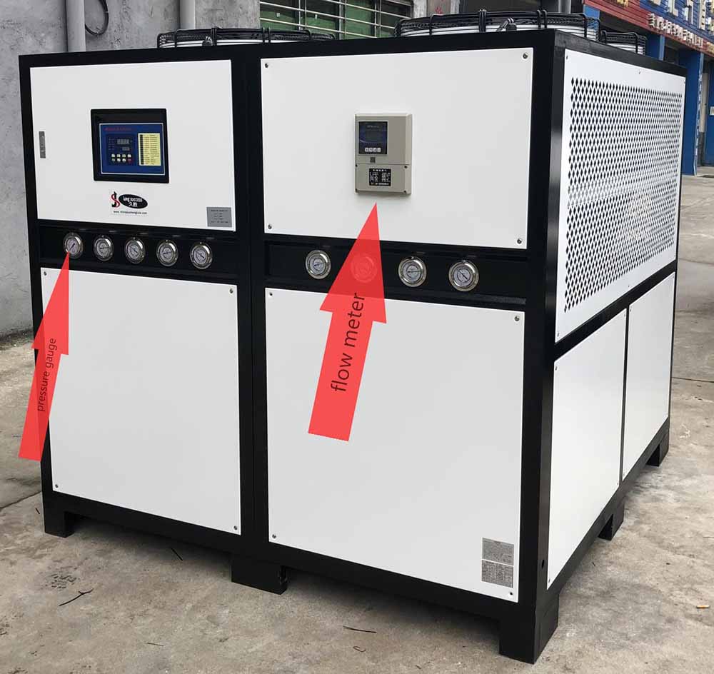 entrega de resfriador de água refrigerado a ar para o Japão